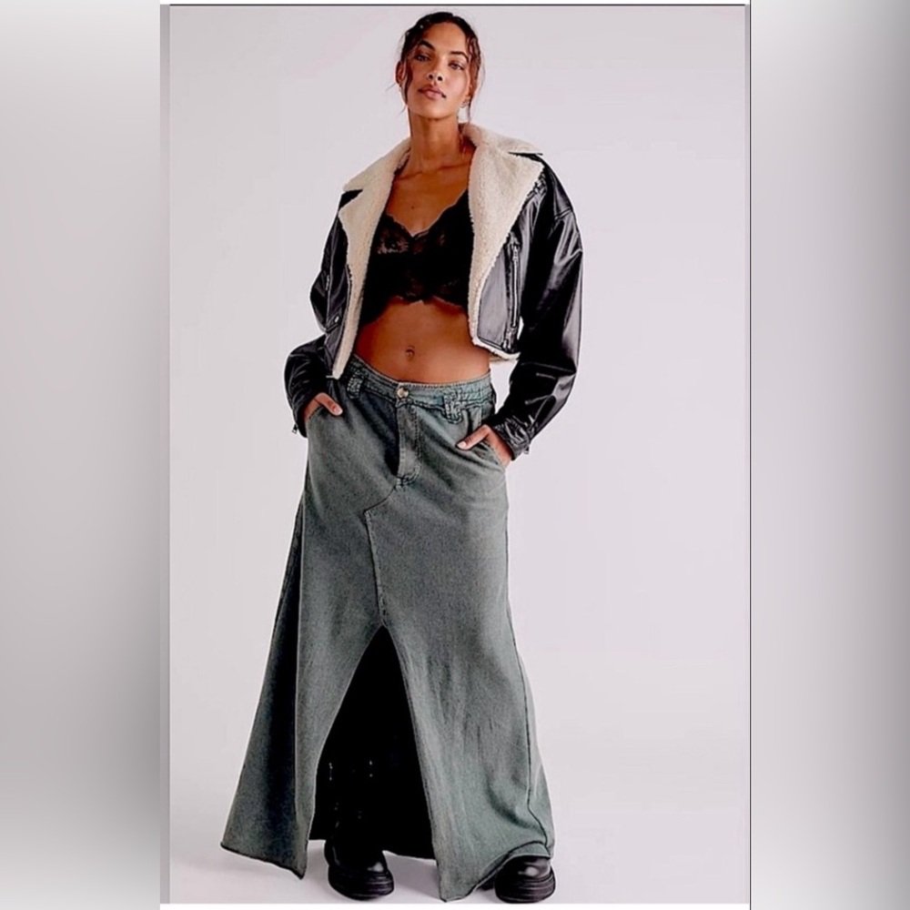 *NWT* FREE PEOPLE ONE KONA MAXI SKIRT - Picture 2 of 5